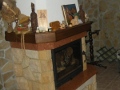 Salon z kominkiem